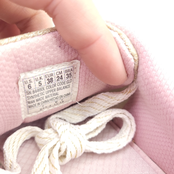 Skechers Omne Street Sneakers Gold Glittery Lace Up Shoes Womens Size 6 - Picture 6 of 7